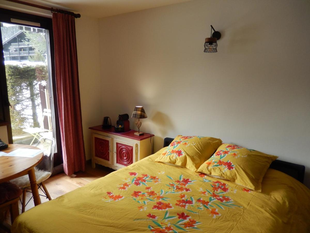 Studio Au Calme Avec Jardin Et Vue Mont-Blanc Chamonix Eksteriør billede
