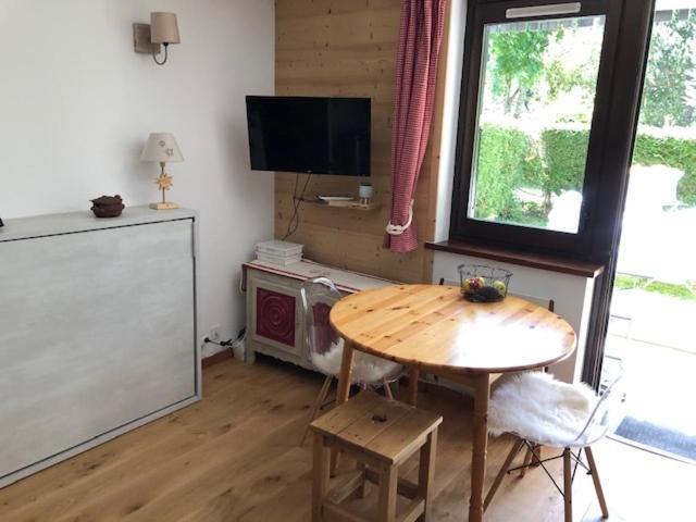 Studio Au Calme Avec Jardin Et Vue Mont-Blanc Chamonix Eksteriør billede